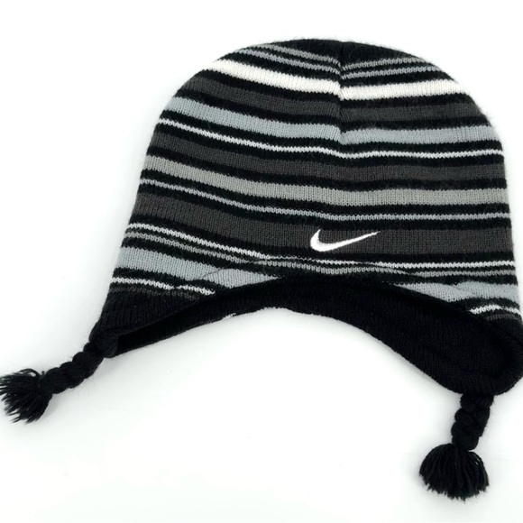 NWT NIKE 2 Pc. Zip Footed PJ and Knit Beanie Baby Bundle - Picture 6 of 9